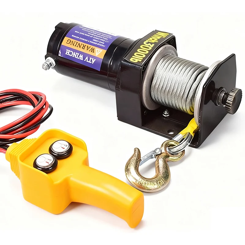 Fishing Boat Anchor Winch - 12V 24V Portable Electric Winch Steel