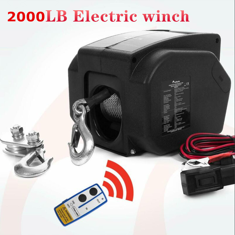 12V 3500lbs 2000lbs wireless E - Fishing Boat Anchor Winch 评论和价格