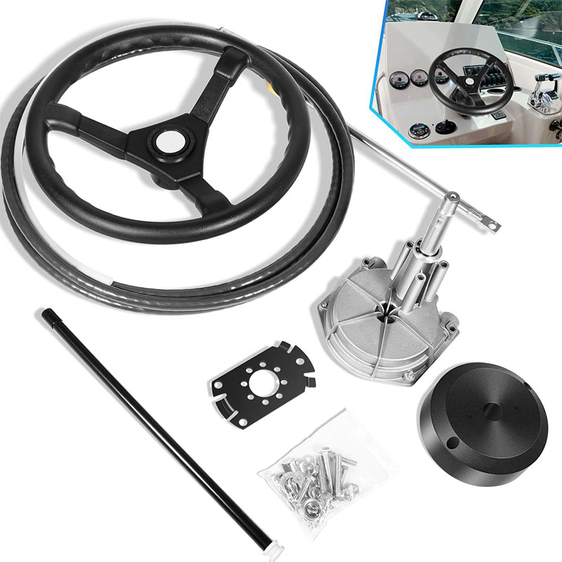 Boats Steering System, 15 Feet - Fishing Boat Steering Wheel 评论和价格